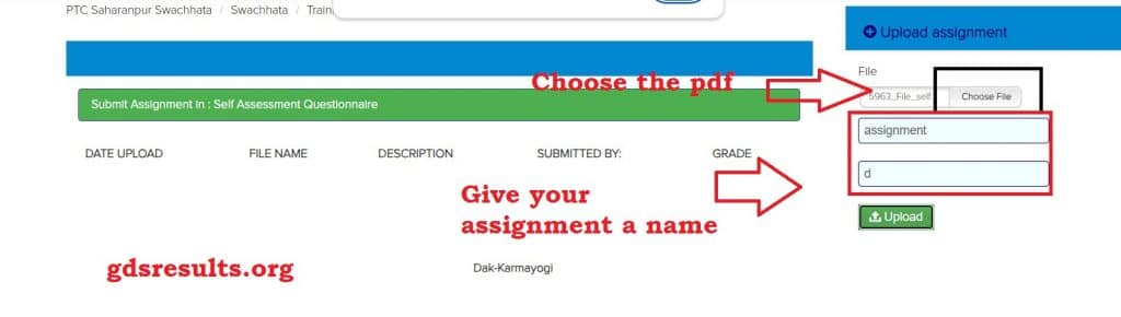 Dak Karmayogi Swachhata Course Answers & Assignment