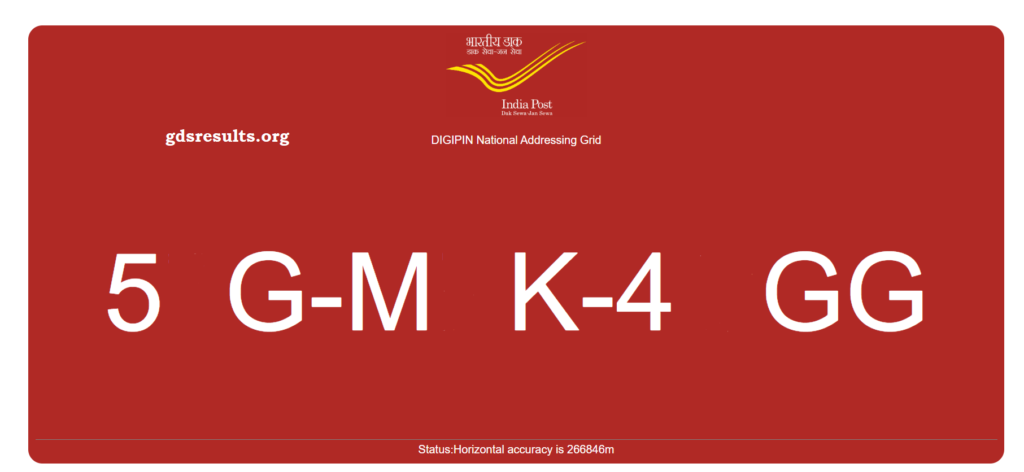 Revolutionizing Postal Services: An In-Depth Look at DIGIPIN by India Post 1 An Image displaying Digipin of a random place - Indiapost