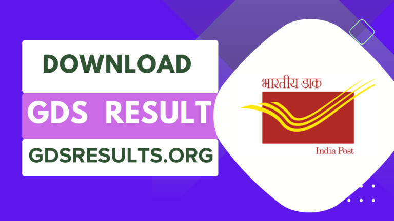 Check India Post GDS Result 2024
